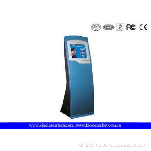 Sleek Interactive SAW Or IR Touch Screen Kiosk Stand For Go